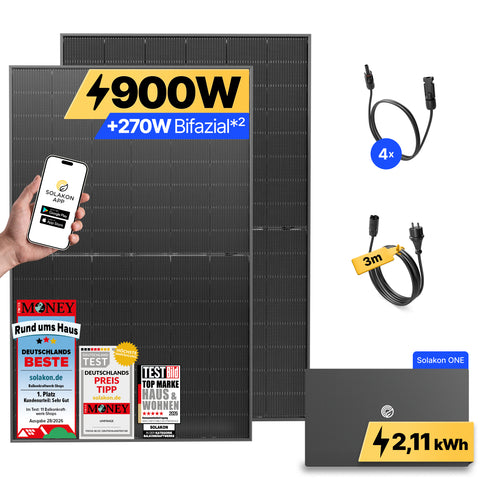 onLite: 900 Watt Balkonkraftwerk