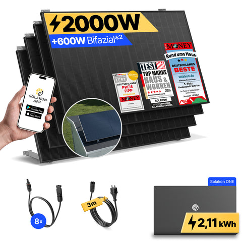 onPower: 2000 Watt Balkonkraftwerk