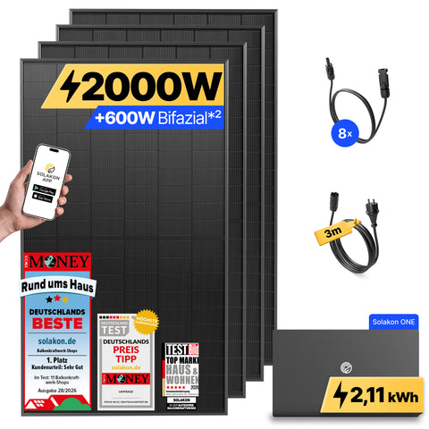 onPower: 2000 Watt Balkonkraftwerk