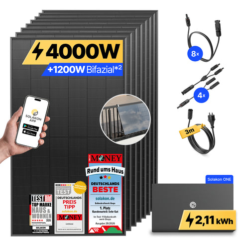 onPower Plus: 4000 Watt Solaranlage
